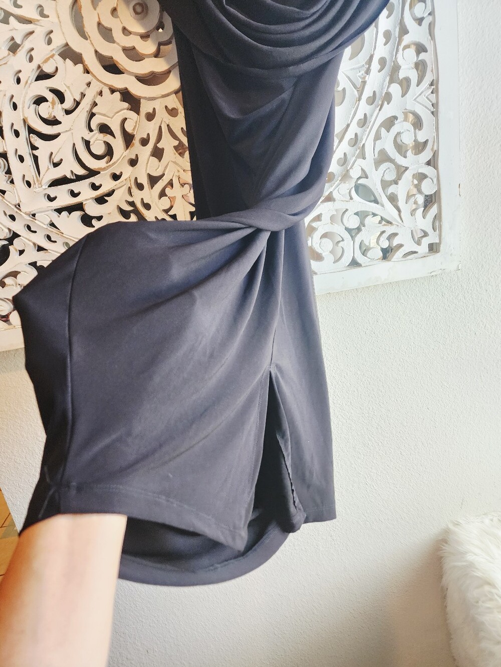 ALEMBIKA DESIGNED BY HAGAR ALEMBIK SAVOIR MAXI WOMENS BLACK DRESS SIZE 6 - Picture 10 of 16